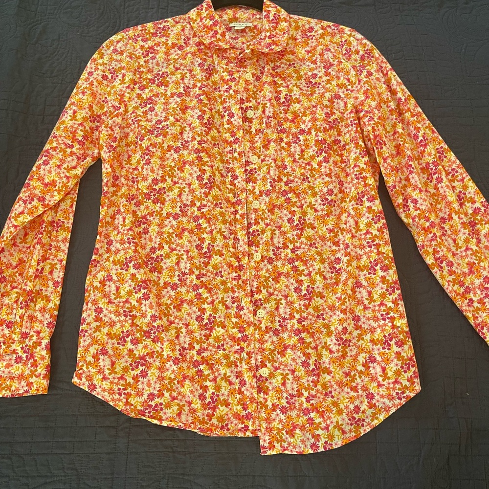 J. Crew Pink Button Down Casual Shirt with Long Sleeves size S - Picture 6 of 8